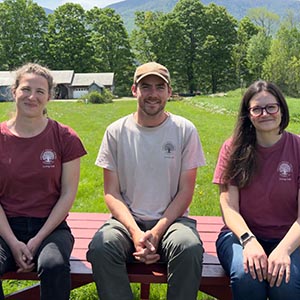 From left: Mara Hearst, Walker Cammack and Danielle Zimmerman