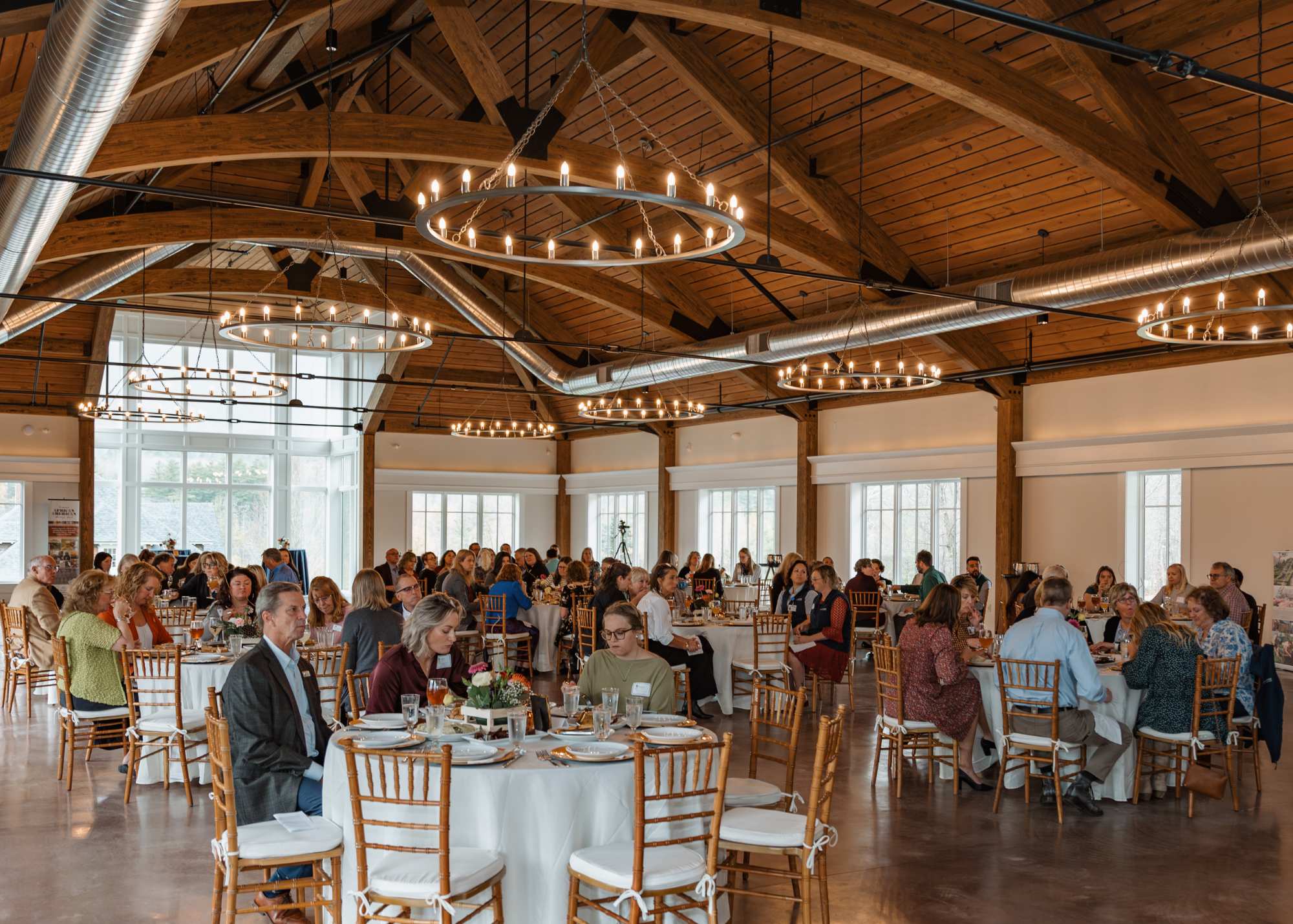 The Southwestern Vermont Chamber of Commerce hosted its second annual "Heart of The Shires Luncheon" at the beautiful Lincoln Hall at Hildene