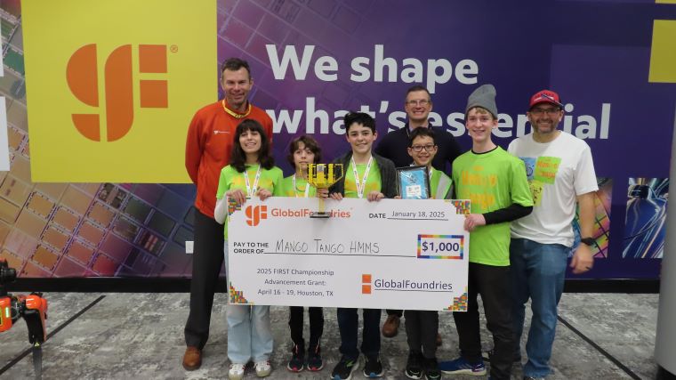 Team “Mango Tango” from White River Junction, Vermont, took top honors and earned a berth to the FIRST Championship competition in Houston, Texas. 