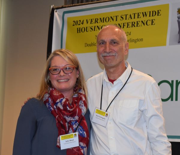 Rick DeAngelis and Julie Bond selected as 2024 Vermont Housing Heroes