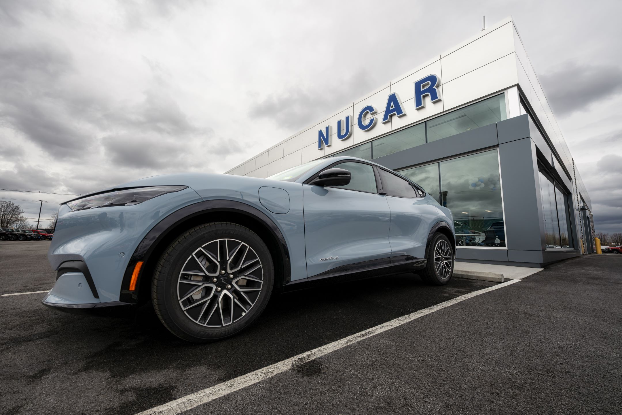 NUCAR Drive Electric Vermont Ford Mustang Mach-E.