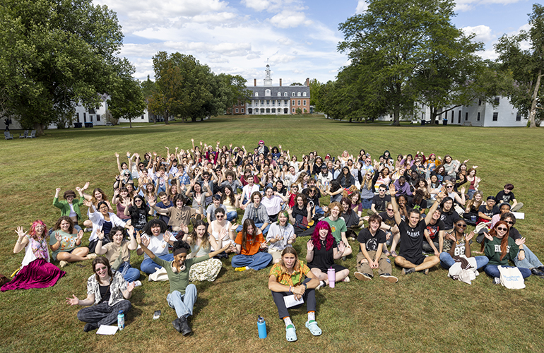 Photo: Bennington College's Class of 2029. Courtesy photo.