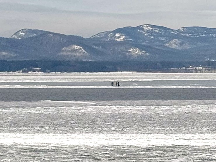 VSP: Ice rescue on Lake Champlain