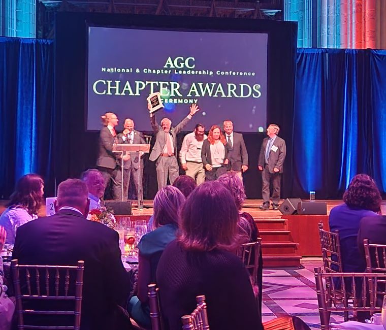 The Associated General Contractors of Vermont has been honored with the James E. Cashman Award for Outstanding Growth, Engagement, Advocacy, and Communication