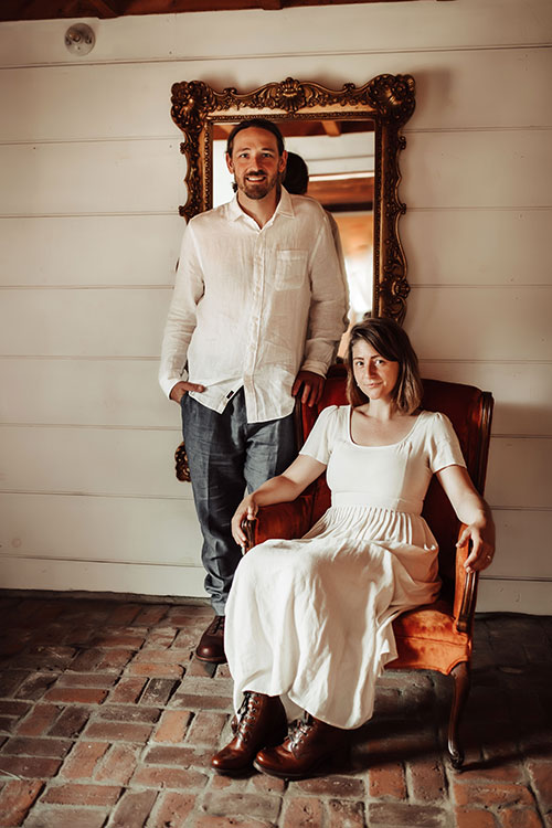 Peter Shangraw and Amanda Farrell,  co-owners of  Bergamot Amor.   Courtesy photos.
