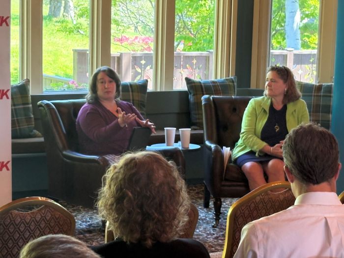 Secretary of State connects with business leaders at the Wellspring Forum