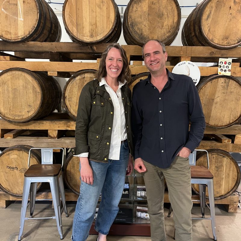 Ashley Wainer and Eric Sorkin. Runamok Maple, Vermont.