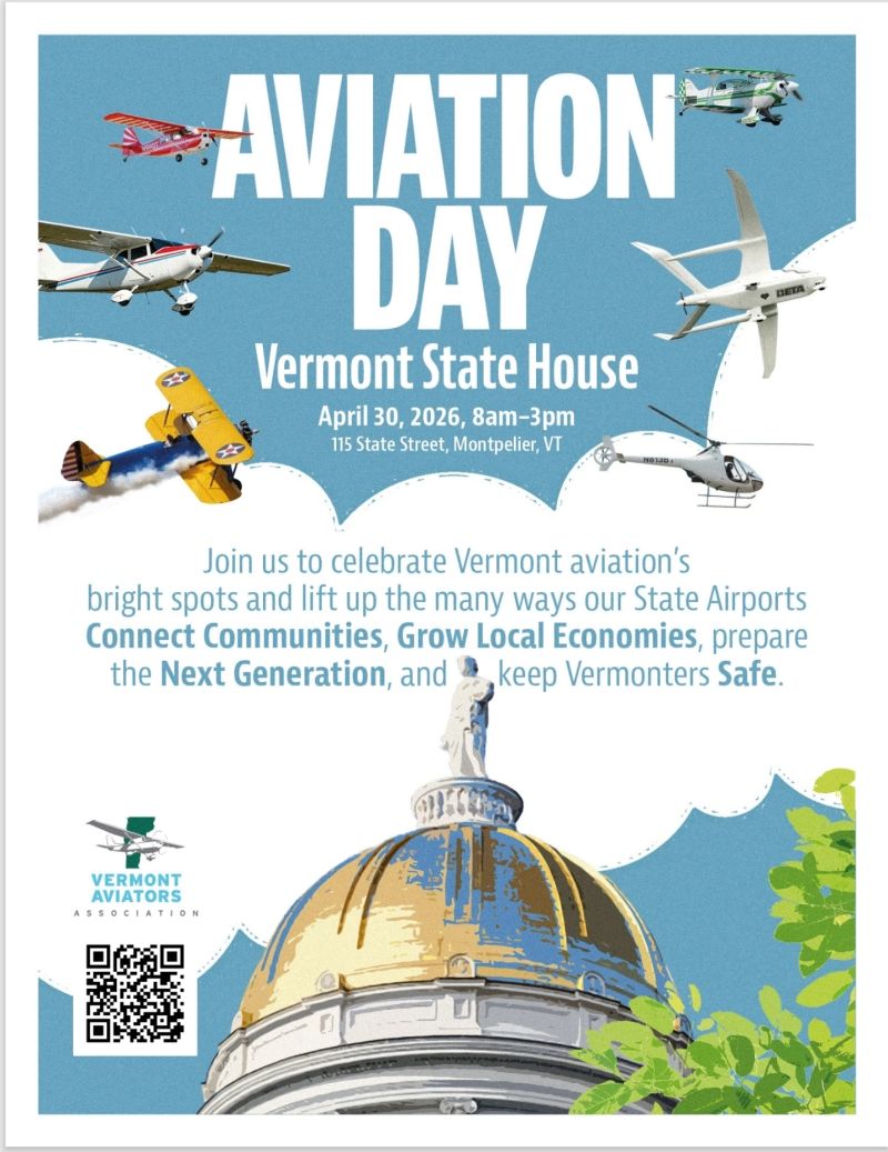 Vermont aviation community meets with lawmakers during Aviation Day at State House