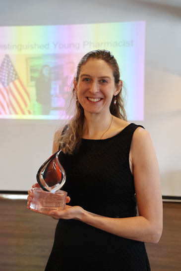 Blue Cross Vermont's Amy Stoll receives the Distinguished Young Pharmacist of the Year Award for 2024