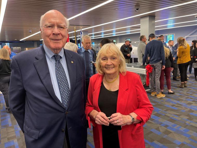 Senator Patrick and Marcelle Leahy in 2022. VermontBiz photo.