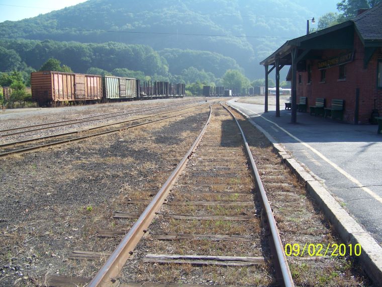 Bellows Falls railyard. Photo courtesy VTrans.