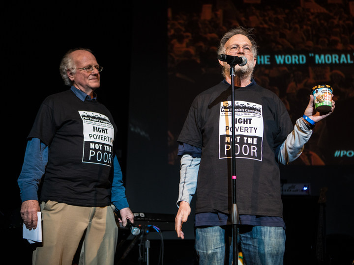 Ben Cohen, left, and Jerry Greenfield in 2017. Courtesy photo.