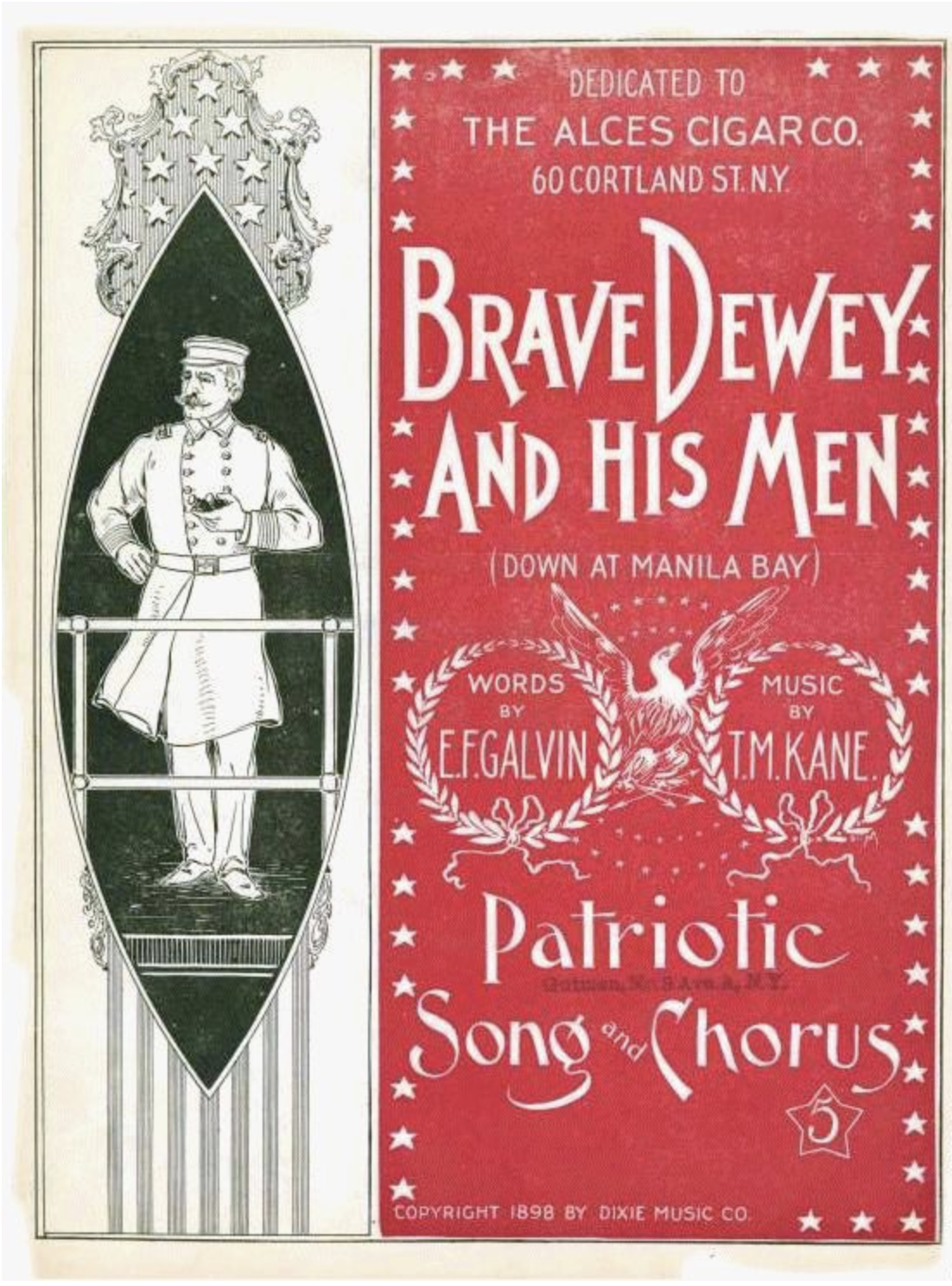 Brave Dewey and His Men (Down at Manila Bay)