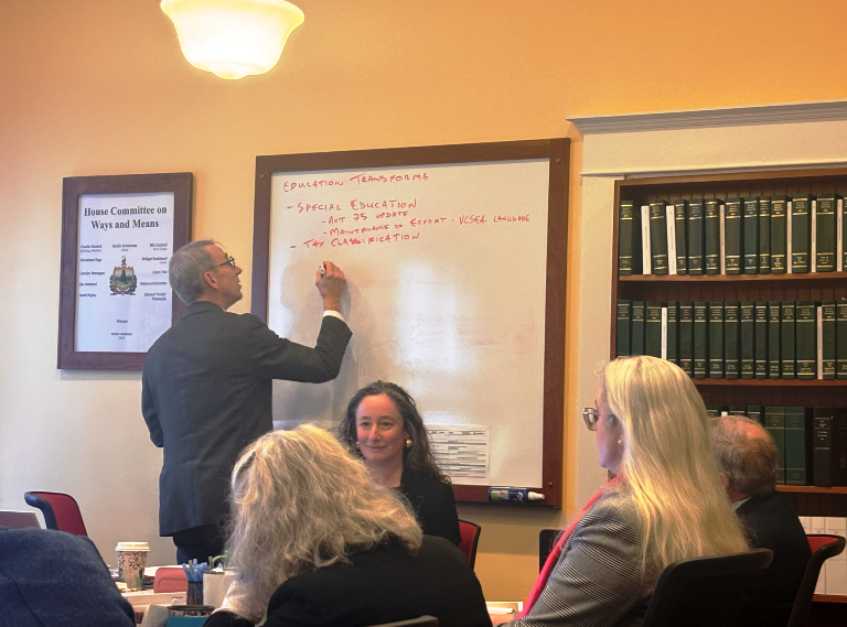 Vermont H.955, start of the whiteboard.