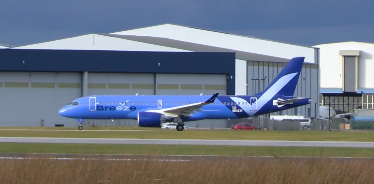 Breeze debuts seasonal service to Charleston, SC, from Burlington, Vermont