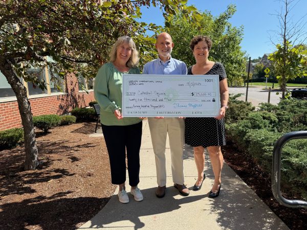Cathedral Square receives $25,000 gift from Charlotte Congregational Church