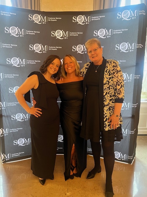 Left to right: Lindsay Segale, Janalee Willett and Michelle Leduc, Blue Cross VT.