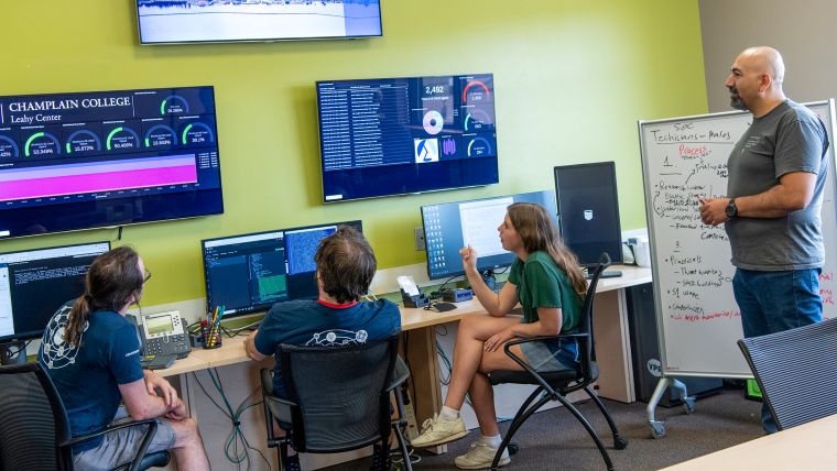 Champlain-NuHarbor cybersecurity hub brings students and industry together