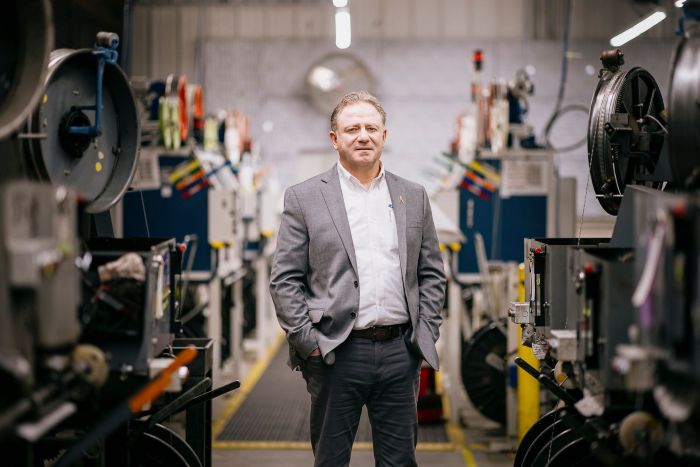 Charles Clement, president of Marmon Aerospace & Defense. Photos by Joshua Defibaugh
