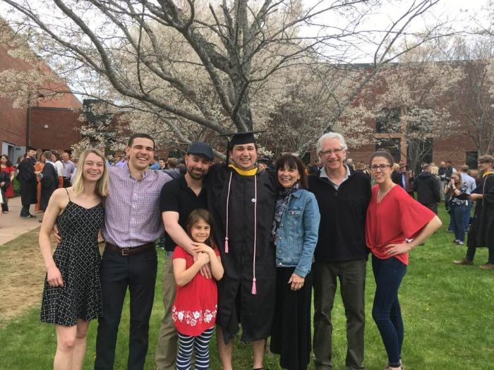 Cameron (Cam) Gilfoy, a 2019 graduate of Vermont State University Lyndon