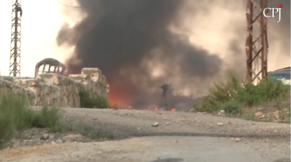 video made by Collins of the targeted attack that he survived on October 13, 2023