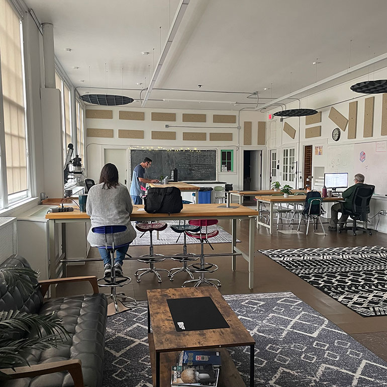 Photo: Co-working space on the Black River Innovation Campus. Courtesy photo.