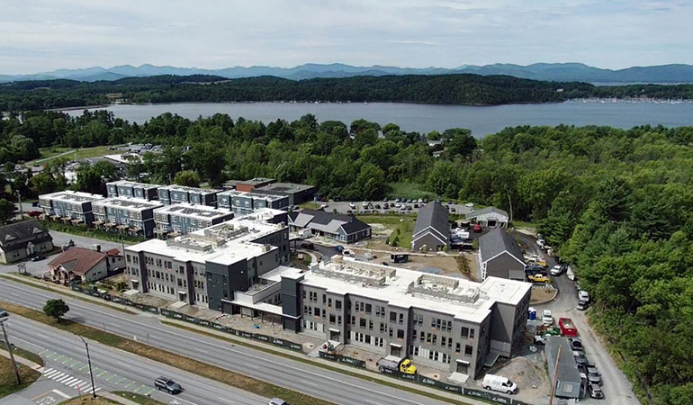 Photo: Bay Ridge Apartments in Shelburne. Photo courtesy DEW Construction.