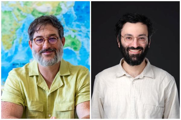 Dartmouth Geography professor Justin Mankin, left, is the senior author. Corey Lesk led the study.