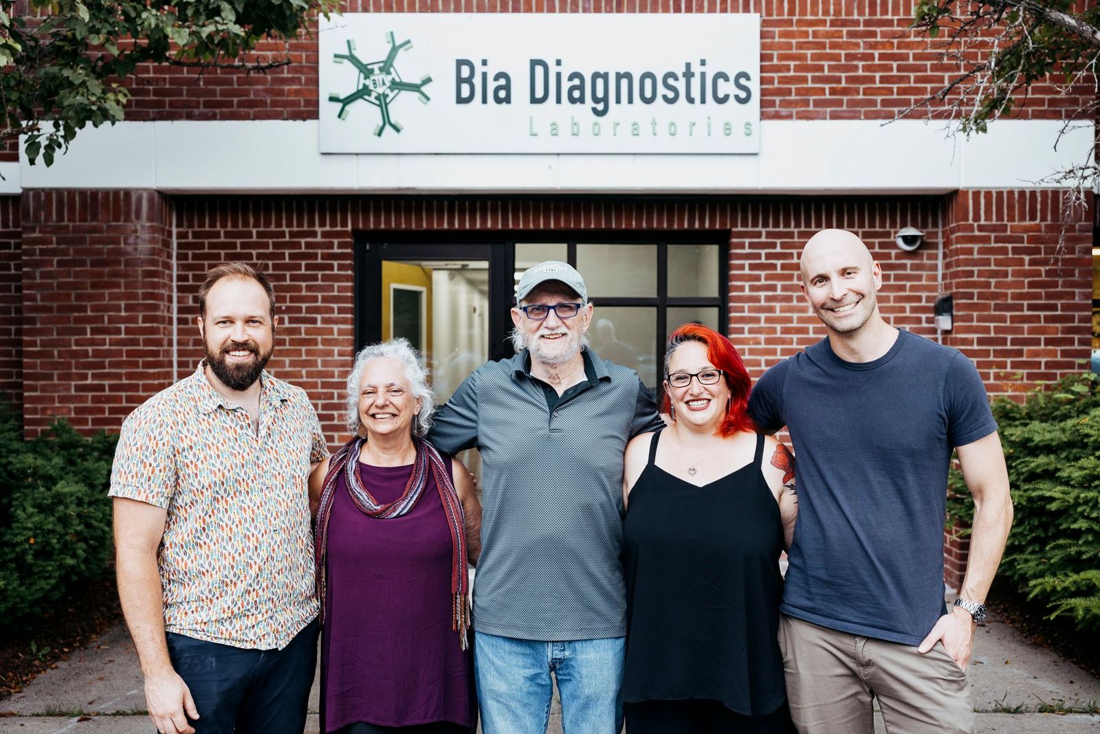 Jeffrey Laning, Robin Grace, Thom Grace, Hannah Grace, and Luke Emerson. 
