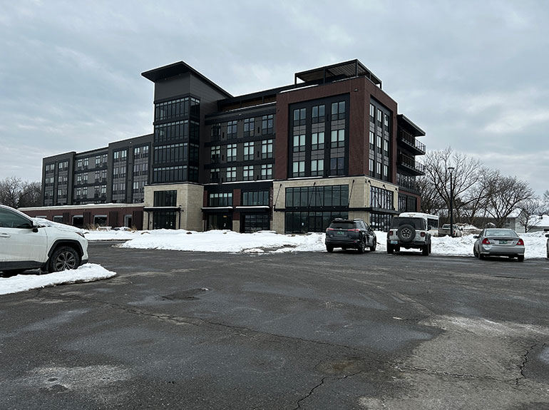 Photo: The development at 61 Dorset St. remains underutilized. Vermontbiz photo.