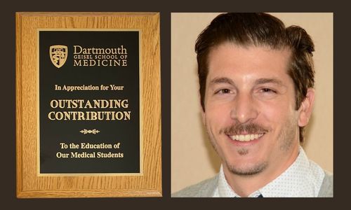 Brattleboro Retreat celebrates Dr. Jarred Zucker, Medical Staff President, for being named the 2024 Faculty Teacher of the Year by Dartmouth’s Geisel School of Medicine, Department of Psychiatry