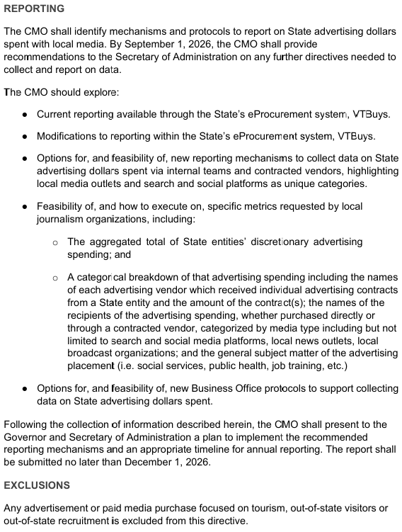 Scott signs executive order to 'Buy Local' in support of local media