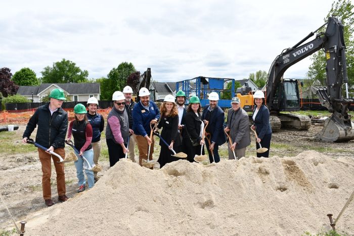 Groundbreaking of 30 permanently affordable apartments (Maplewood Commons) in Rutland City in May 2025.
