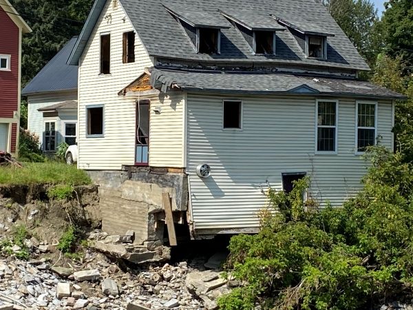 Flooded home. Vermont ACCD photo.