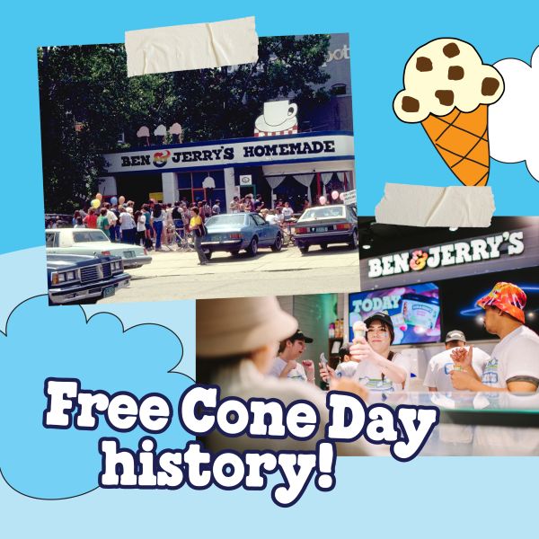 Ben & Jerry's Free Cone Day today