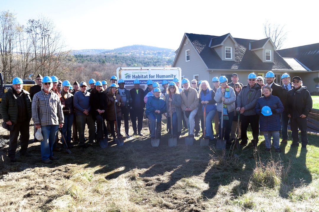 Central Vermont Habitat for Humanity breaks ground on new duplex in Northfield