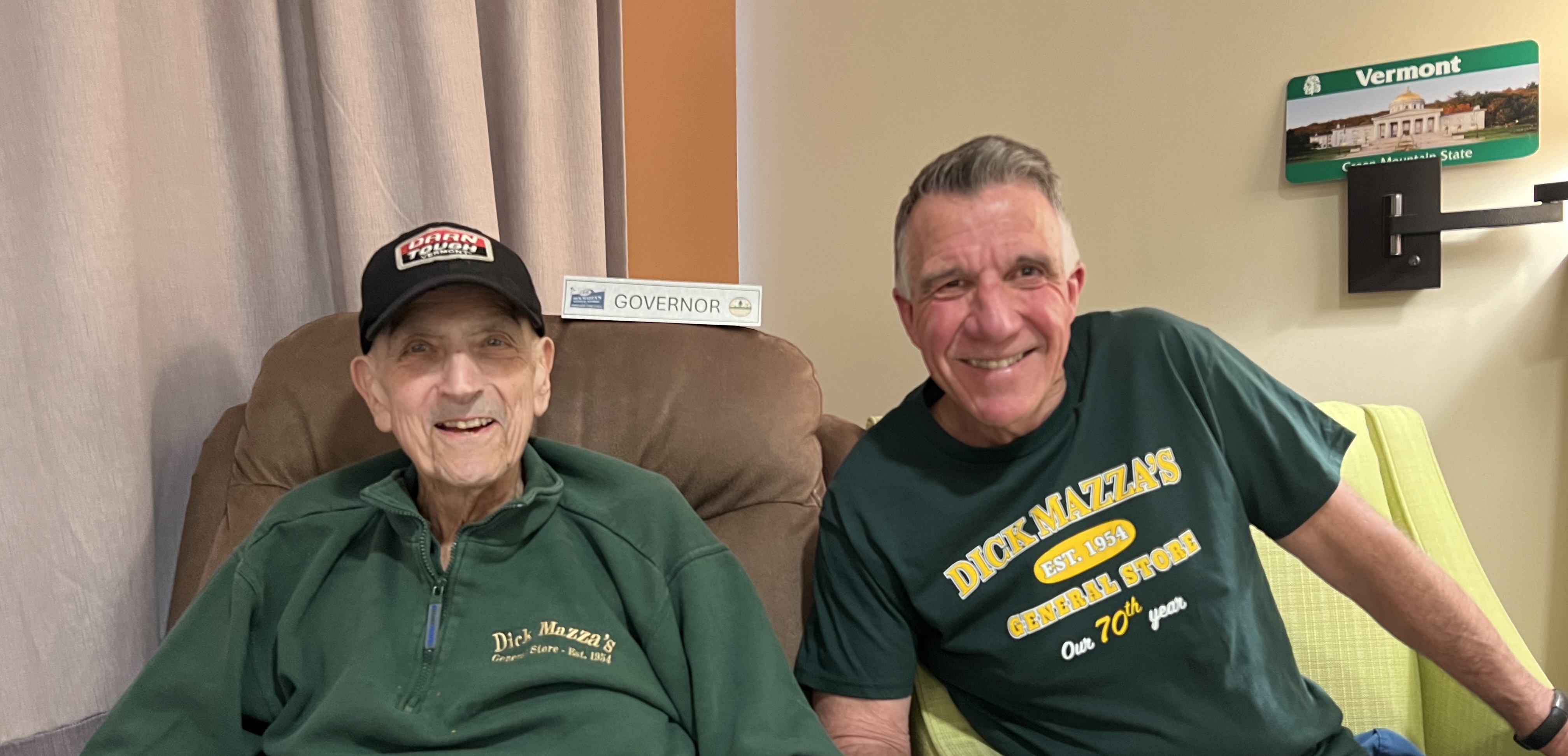 Dick Mazza with Governor Scott.
