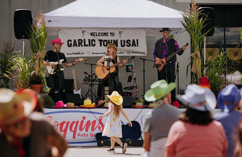 Photo: More than 6,500 people gathered in downtown Bennington over the Labor Day weekend for Garlic Town USA’s 30th anniversary celebration. The event featured live music, more than 100  curated vendors, chef demonstrations and more. SWVT Chamber photo.