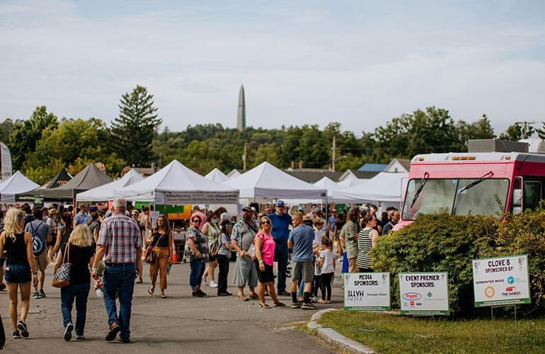 Photo: Bennington Garlic Festival. Photos courtesy of Southwestern Vermont Chamber.