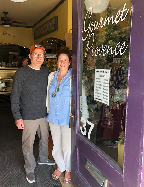 Photo: Matt and Carrie Lewis purchased Gourmet Provence, a bakery on Center Street in Brandon. Courtesy photo.