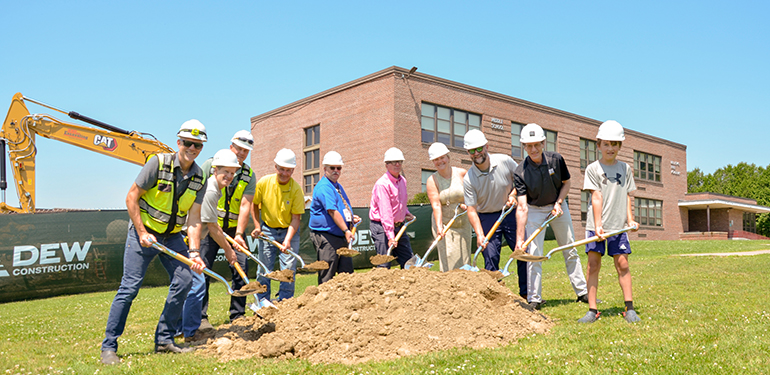 Photo: Groundbreaking at Bellows Free Academy - Fairfax. Courtesy photo.