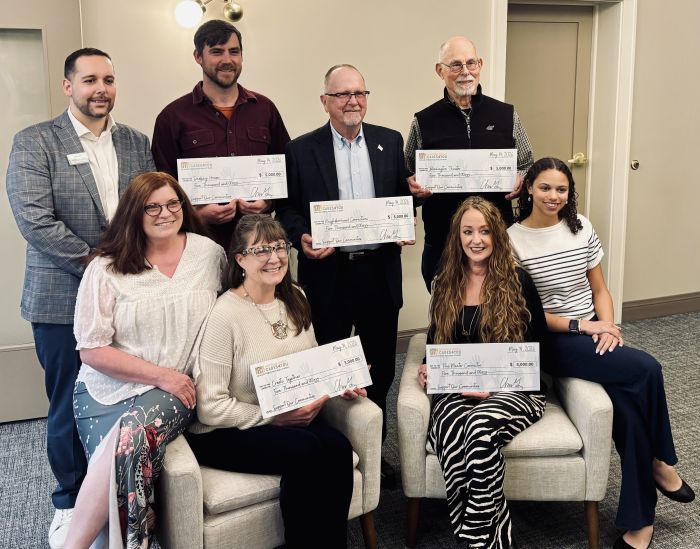 Five nonprofits from the Credit Union’s field of membership each received a $5,000 grant