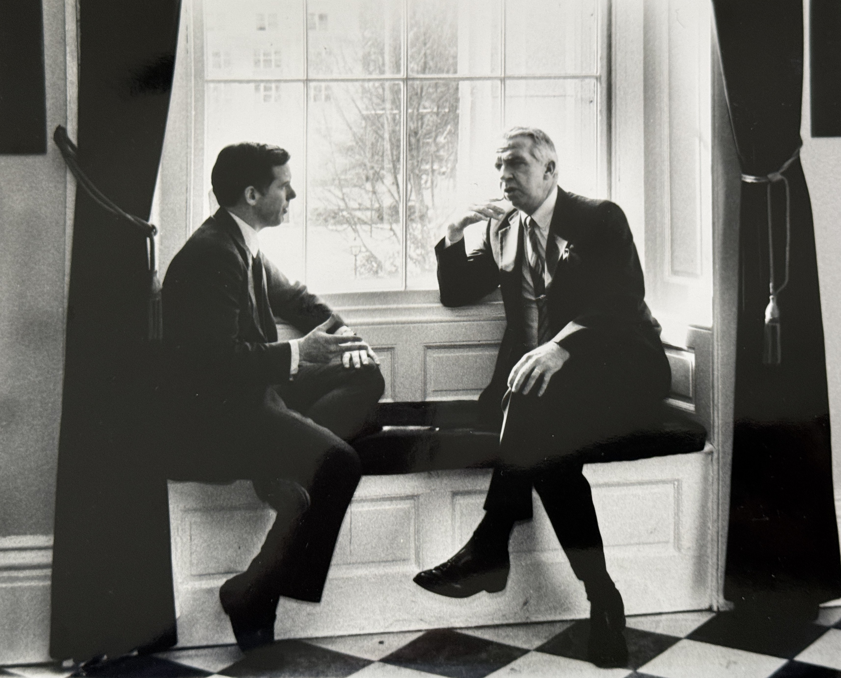 Howard and Ralph in 1988. Sandy Macys photo.