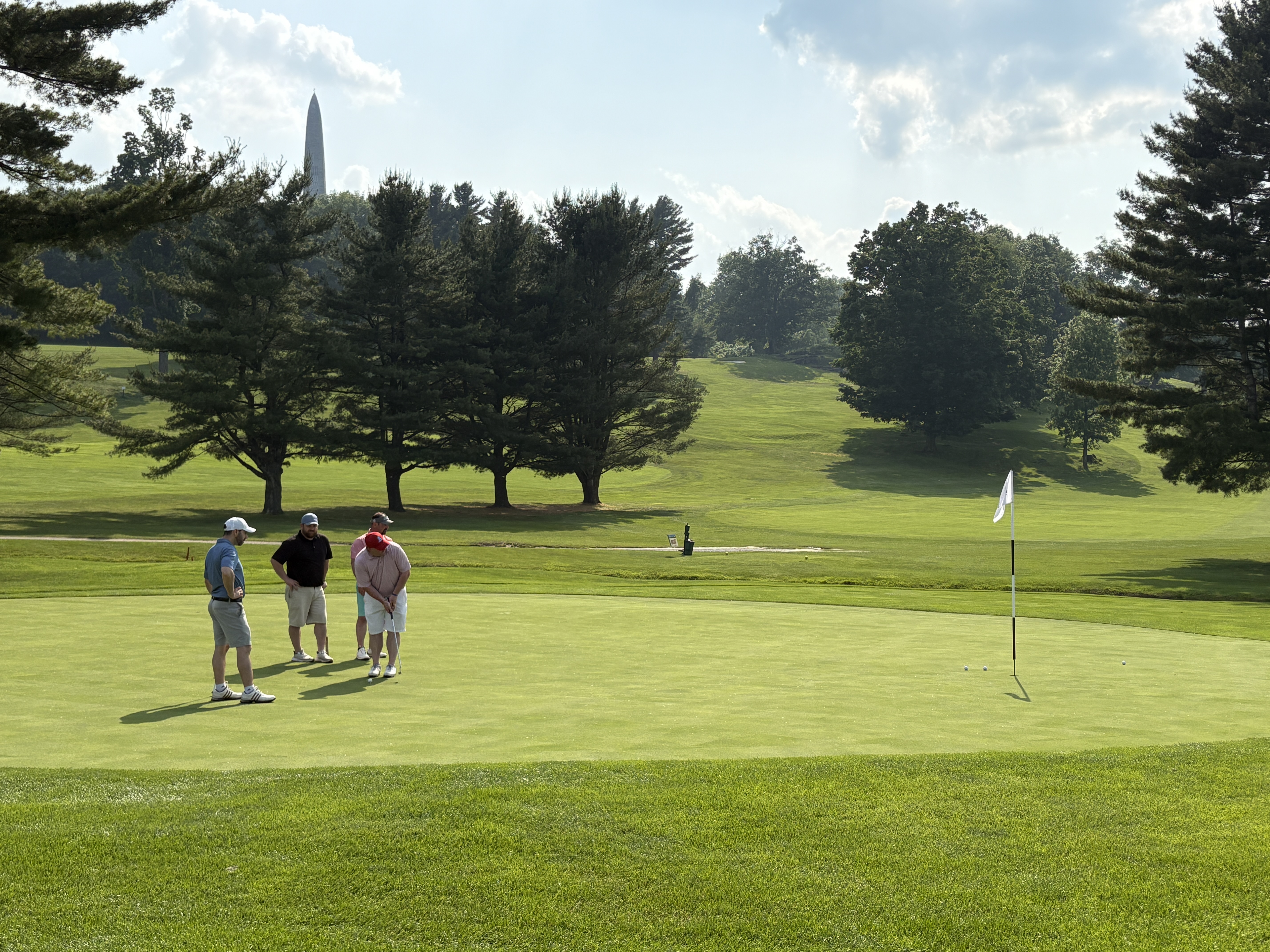 A great, sunny day in Bennington for over 70 business representatives to get together for the B2B Classic 