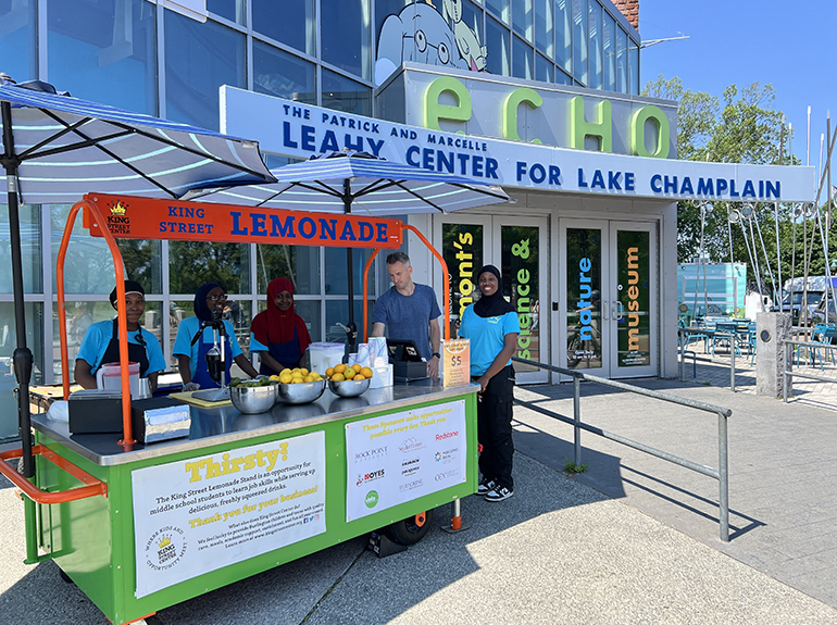 Photo: King Street Center lemonade stand moves to ECHO. Courtesy photo.