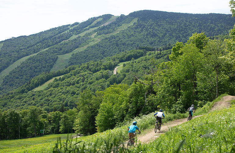 Photo: Mountain biking at Killington. Photos courtesy of Killington.