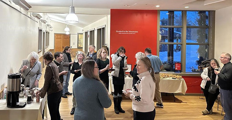 Photo: One of the Hartford  Chamber’s business  mixers and networking events.  Courtesy photo.