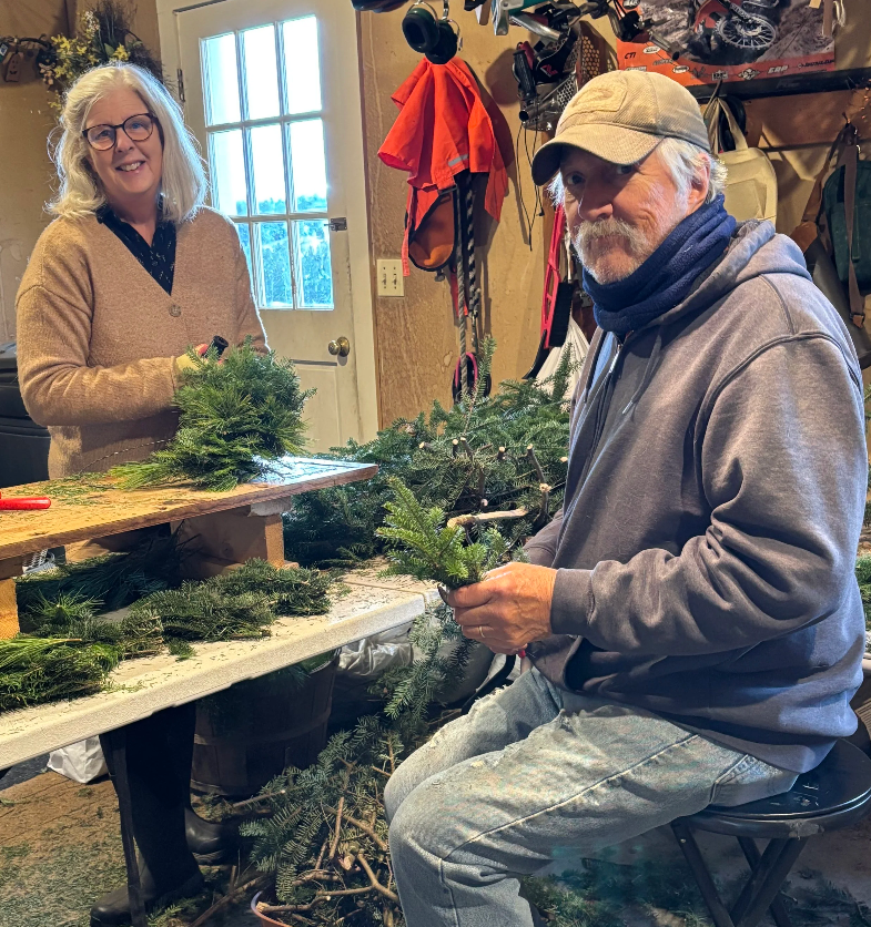Mary and Jeff Martin, Martin’s Tree Farm, East Corinth