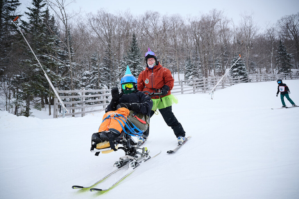 Adaptive Sports Partners, which serves northern New Hampshire and the Northeast Kingdom, is purchasing communication systems that allow blind and visually impaired athletes to communicate safely with guides during activities like skiing, snowboarding, biking, kayaking, and climbing. 