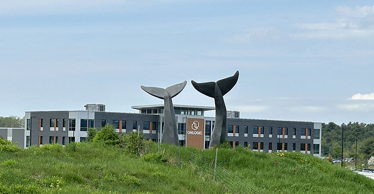 Photo: OnLogic’s new global headquarters at Technology Park in South Burlington. VermontBiz photo.